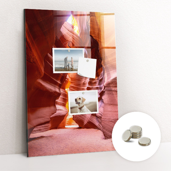 Lousa de vidro magnética Cânion do Antílope