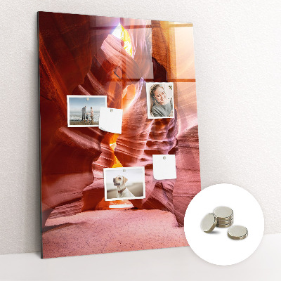 Lousa de vidro magnética Cânion do Antílope