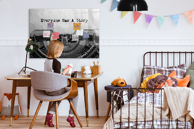 Quadro magnético decorativo Todo mundo tem uma história