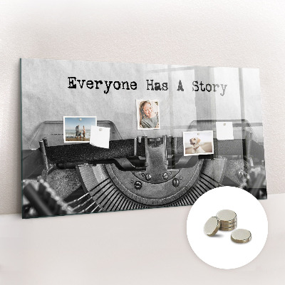 Quadro magnético decorativo Todo mundo tem uma história