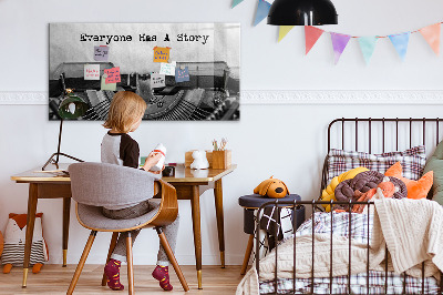 Quadro magnético decorativo Todo mundo tem uma história