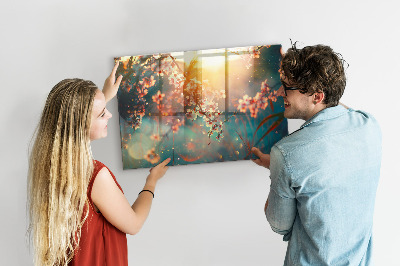 Quadro magnético decorativo Flores da primavera