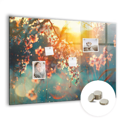 Quadro magnético decorativo Flores da primavera