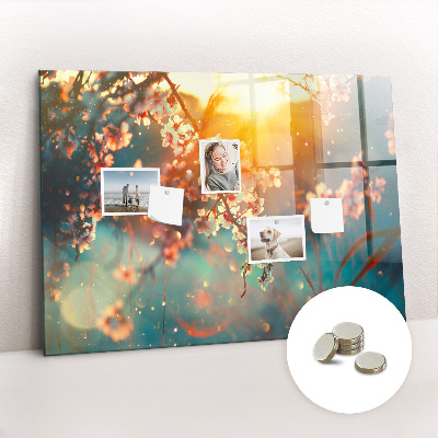 Quadro magnético decorativo Flores da primavera