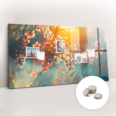 Quadro magnético decorativo Flores da primavera