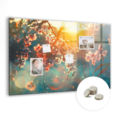 Quadro magnético decorativo Flores da primavera