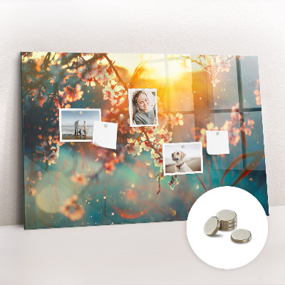 Quadro magnético decorativo Flores da primavera