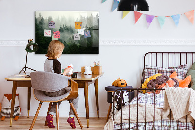 Quadro magnético de parede Floresta enevoada