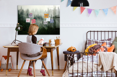 Quadro magnético de parede Floresta enevoada