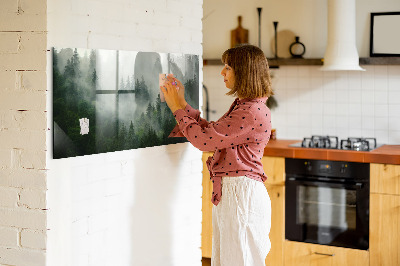 Quadro magnético de parede Floresta enevoada