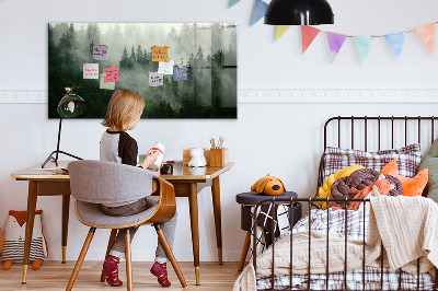 Quadro magnético de parede Floresta enevoada