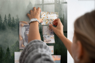 Quadro magnético de parede Floresta enevoada