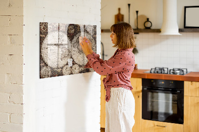 Painel magnético Mapa do mundo antigo