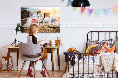 Quadro magnético de parede Texto motivacional