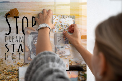 Quadro magnético de parede Texto motivacional