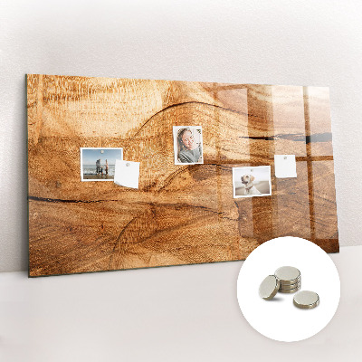 Painel magnético Textura de madeira