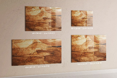 Painel magnético Textura de madeira