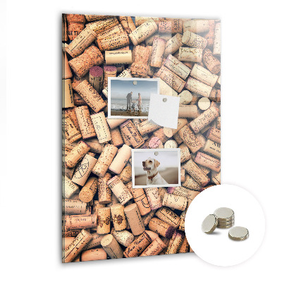 Quadro magnético Rolhas de vinho