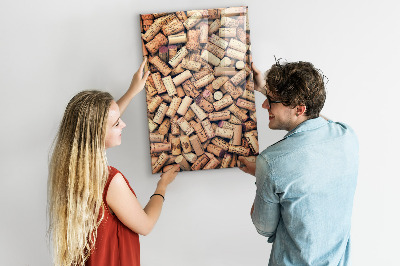 Quadro magnético Rolhas de vinho