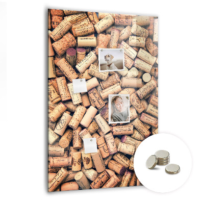 Quadro magnético Rolhas de vinho