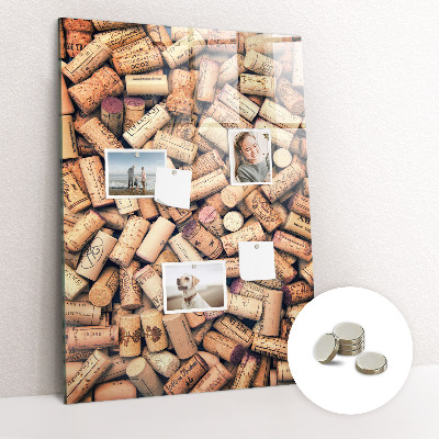 Quadro magnético Rolhas de vinho