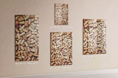 Quadro magnético Rolhas de vinho