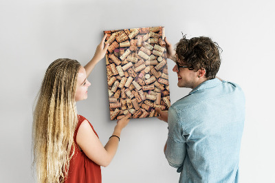 Quadro magnético Rolhas de vinho