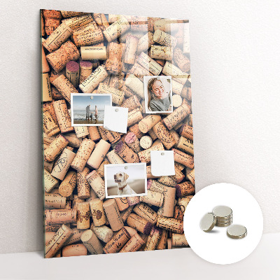 Quadro magnético Rolhas de vinho