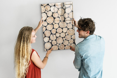 Quadro magnético decorativo Tocos de árvores