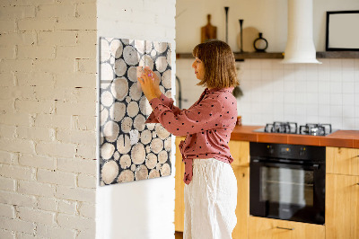 Quadro magnético decorativo Tocos de árvores