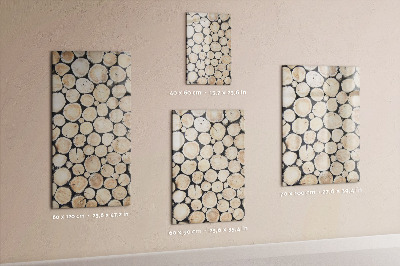 Quadro magnético decorativo Tocos de árvores