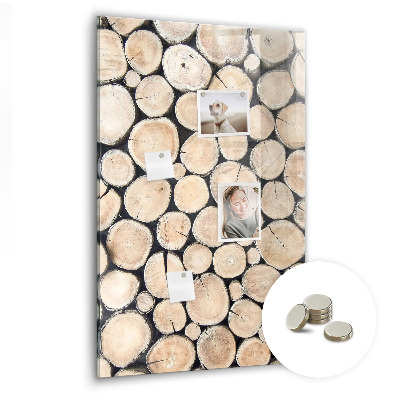 Quadro magnético decorativo Tocos de árvores