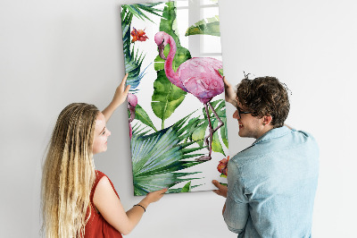 Quadro magnético decorativo Natureza do pássaro flamingo