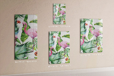 Quadro magnético decorativo Natureza do pássaro flamingo