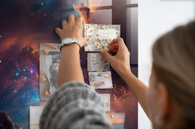 Lousa de vidro magnética Espaço galáctico