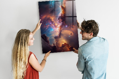 Lousa de vidro magnética Espaço galáctico