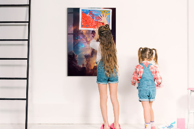 Lousa de vidro magnética Espaço galáctico