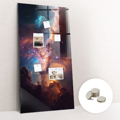 Lousa de vidro magnética Espaço galáctico