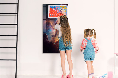 Lousa de vidro magnética Espaço galáctico