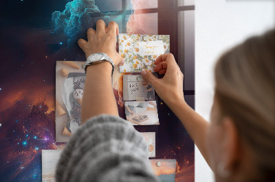 Lousa de vidro magnética Espaço galáctico