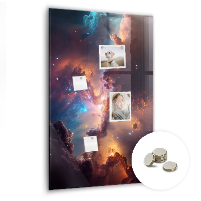 Lousa de vidro magnética Espaço galáctico