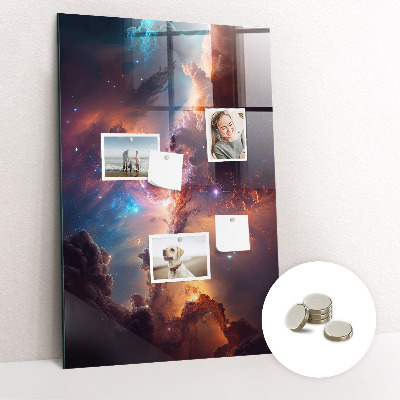 Lousa de vidro magnética Espaço galáctico