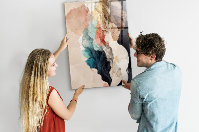 Lousa de vidro magnética Manchas abstratas