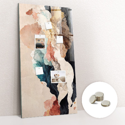 Lousa de vidro magnética Manchas abstratas