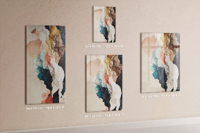 Lousa de vidro magnética Manchas abstratas