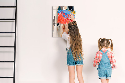 Quadro magnético Manchas abstratas