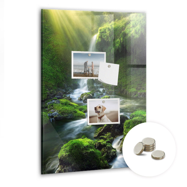 Quadro magnético decorativo Cachoeira com pedras