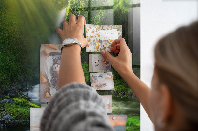 Quadro magnético decorativo Cachoeira com pedras