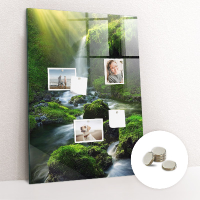 Quadro magnético decorativo Cachoeira com pedras