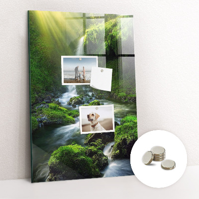 Quadro magnético decorativo Cachoeira com pedras